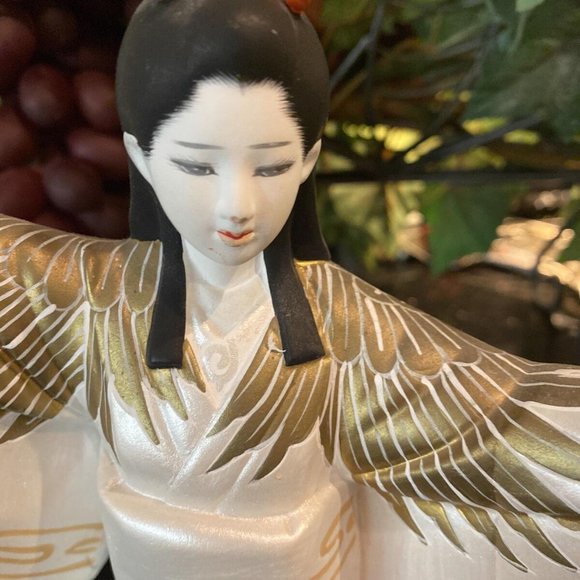 Hamilton Other - THE ART OF KABUKI FUJI MUSUME HAMILTON COLLECTION FIGURINE WHITE HERON DANCER